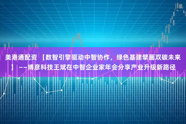 美港通配资 【数智引擎驱动中智协作，绿色基建擘画双碳未来】 ——博彦科技王斌在中智企业家年会分享产业升级新路径